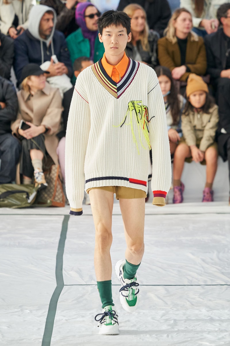 Lacoste Shows Elevated Sports-Inspired Garments for SS22 Paris Fashion Week