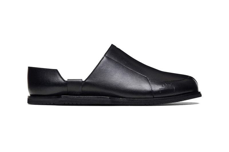 A-COLD-WALL-WALL* Geometric Loafer FW21 Release information mule slip on slide black leather