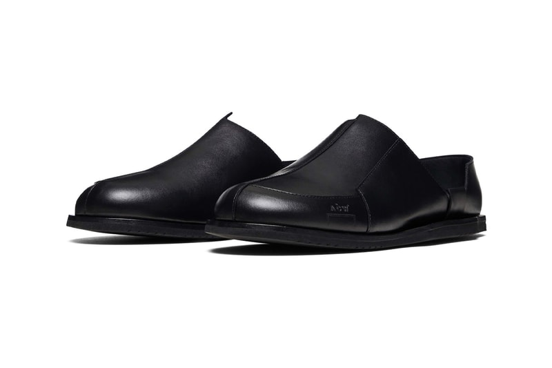 A-COLD-WALL-WALL* Geometric Loafer FW21 Release information mule slip on slide black leather