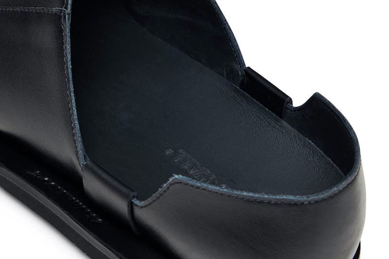 A-COLD-WALL-WALL* Geometric Loafer FW21 Release information mule slip on slide black leather