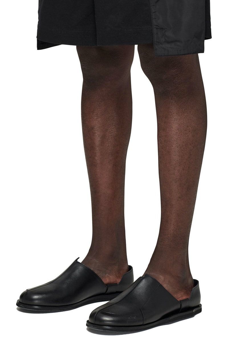 A-COLD-WALL-WALL* Geometric Loafer FW21 Release information mule slip on slide black leather