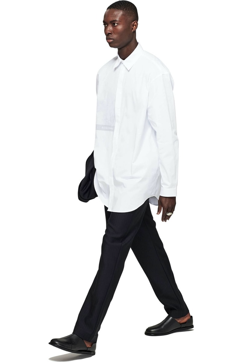 A-COLD-WALL-WALL* Geometric Loafer FW21 Release information mule slip on slide black leather