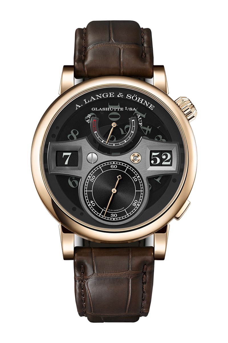 A. Lange & Söhne Upgrades Zeitwerk With Extended Power Reserve Honeygold case and Lumen Spec