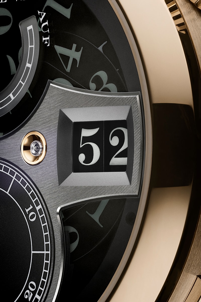 A. Lange & Söhne Upgrades Zeitwerk With Extended Power Reserve Honeygold case and Lumen Spec
