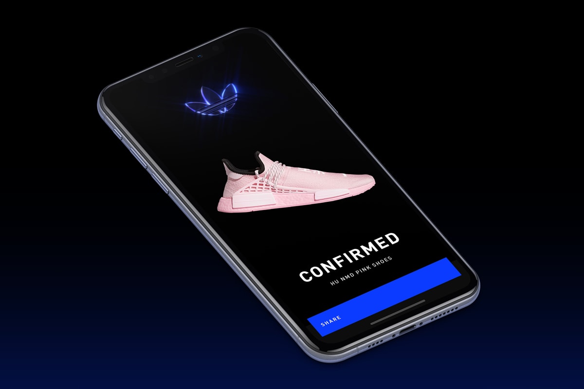 adidas app sportswear exclusive release drops mobile smartphone content collaboration