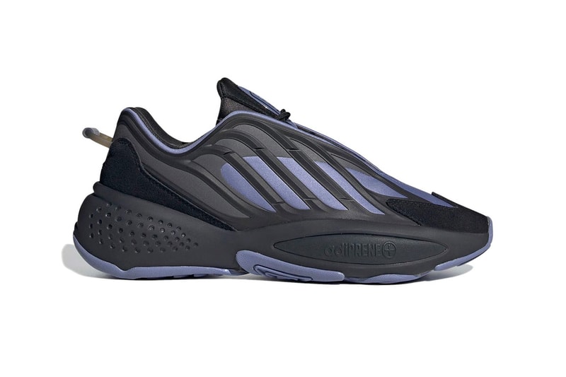 adidas Ozrah “Carbon” H04206 Release Info sneakers three stripes footwear carbon core black textile suede
