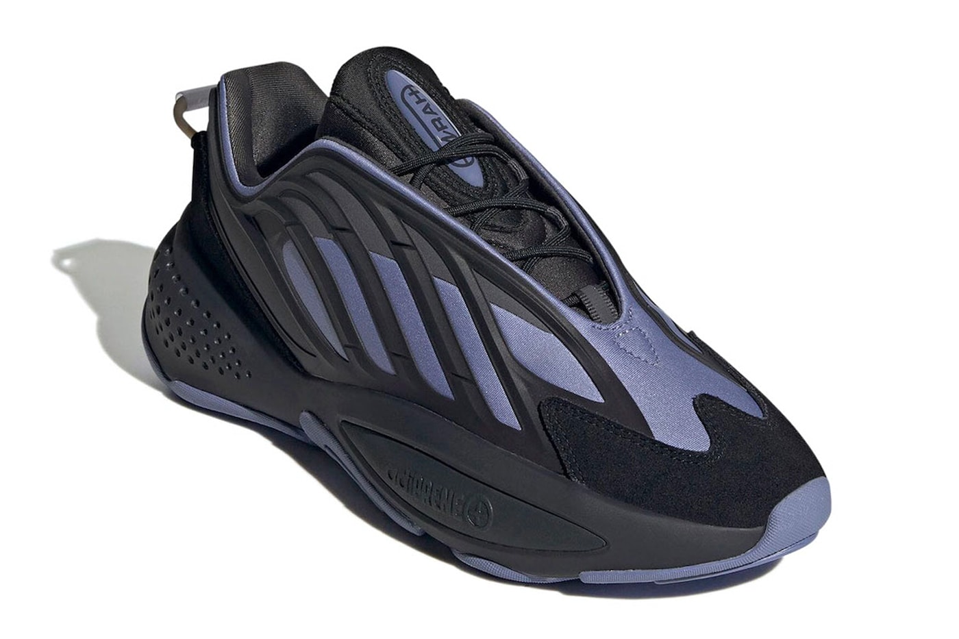 adidas Ozrah “Carbon” H04206 Release Info sneakers three stripes footwear carbon core black textile suede