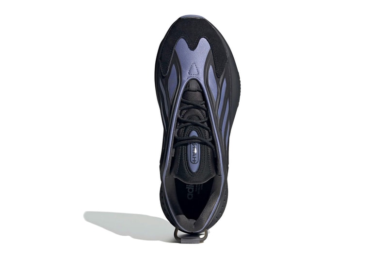 adidas Ozrah “Carbon” H04206 Release Info sneakers three stripes footwear carbon core black textile suede