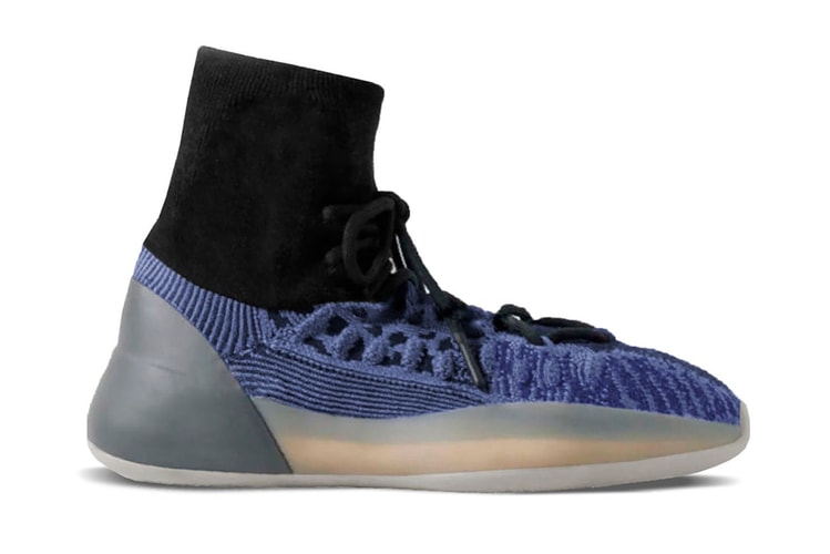 Kanye West's adidas YZY BSKTBL KNIT "3D Slate Blue" is Revealed