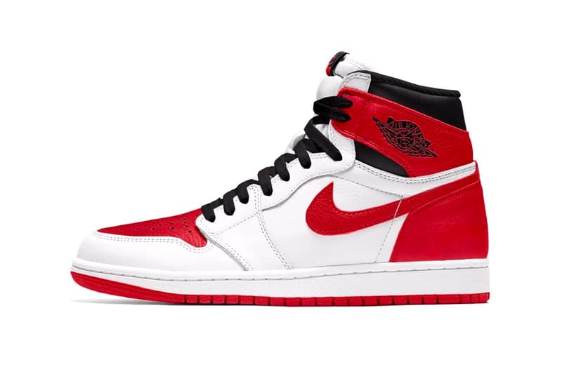 Air Jordan 1 High OG Heritage Release Rumor Info Date Buy Price White University Red Black Chicago Bulls