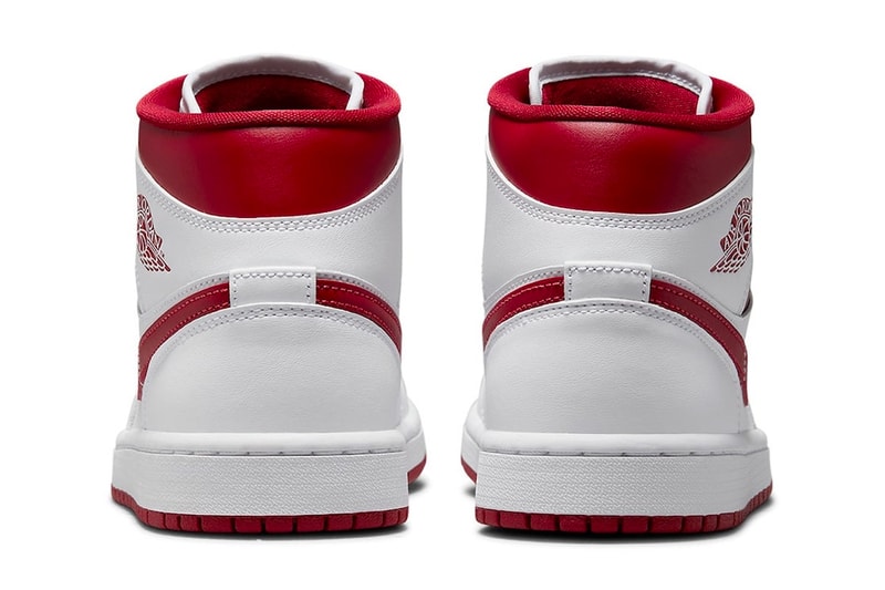 Air Jordan 1 Mid Red Toe Release Info 554724-161 Date Buy Price University White