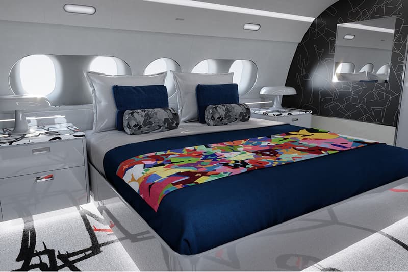 Contemporary French Artist Brought In To Add Emotion To Ultra Wide Cabin of New Airbus Business Jet
