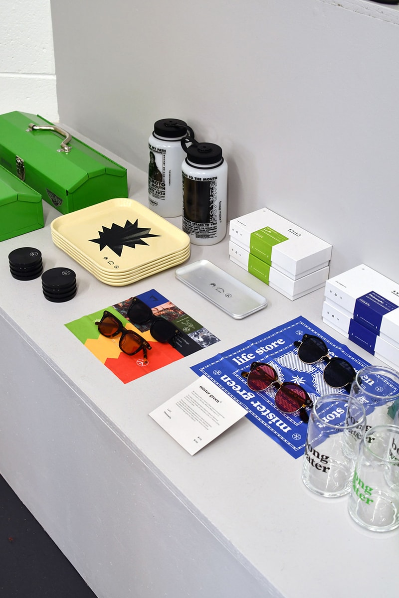 akila la sunglasses flower district gift shop info mister green dale zine bricks & wood release photos los angeles 
