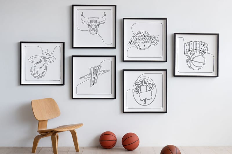 Andy Blank Unveils Limited-Edition NBA Logo Prints