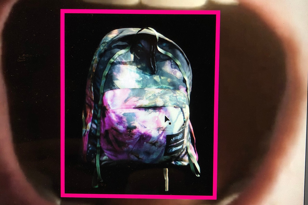 aries london sofia prantera fall winter 2021 eastpak bags tactical military tie dye camouflage release information