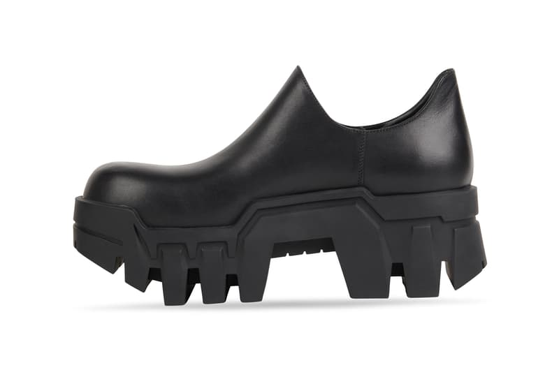 Balenciaga Bulldozer Mini Boot Bootie Black Demna Gvasalia Kanye West Vegetal Calfskin Leather Dark Designer Footwear Release Information Toothed FW21