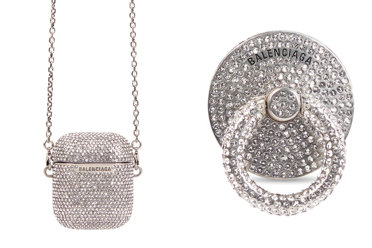 Balenciaga Offers A Blinged-Out Take on the AirPods Case and Ring Phone Holder