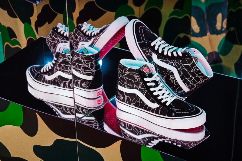 BAPE Vans Sk8-Hi 38 DX Authentic 44 DX Collaboration collection hoodies sneakers