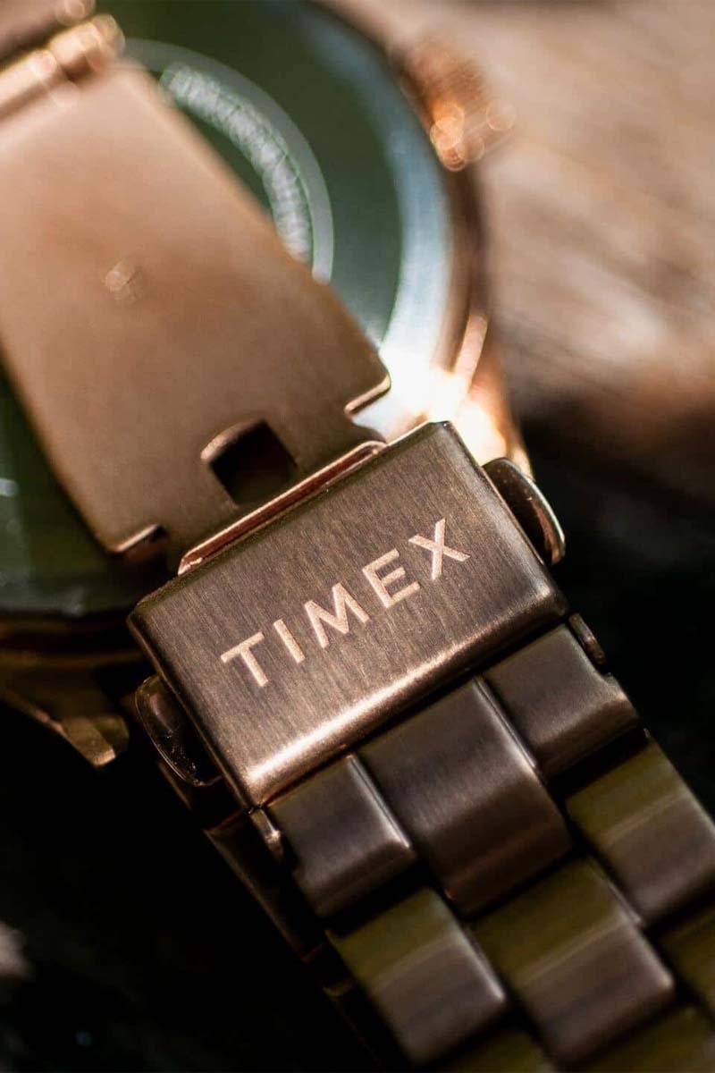 beams timex camper copper finish stainless steel vintage inspired retro watch timepiece accessories 