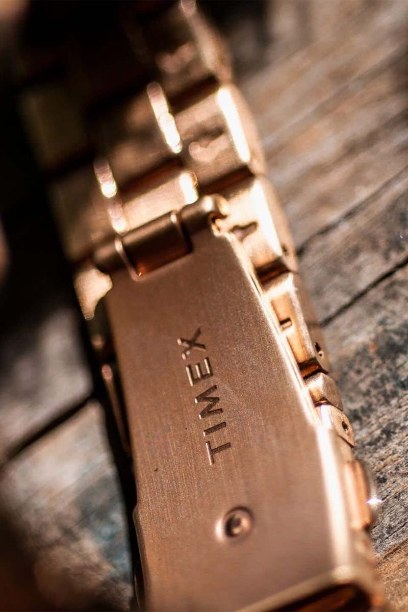 beams timex camper copper finish stainless steel vintage inspired retro watch timepiece accessories 