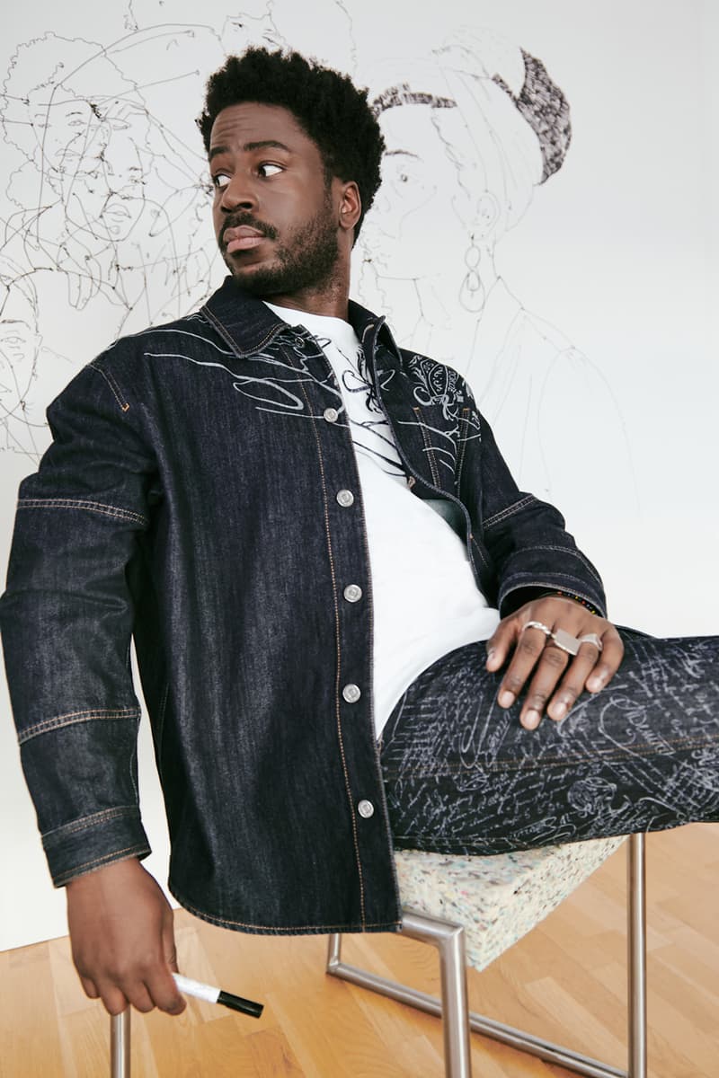 Berluti denim Japan Ginza tokyo capsule collection Tejumola Adenuga