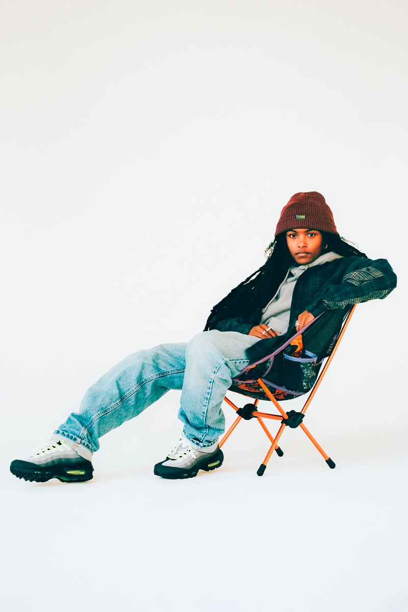 Bodega fall winter 2021 fw21 lookbook drop 1 drop 2 autumn t shirts beanies workwear flannel tweed baseball caps socks sling bag dsptch trail shoe retro release info 