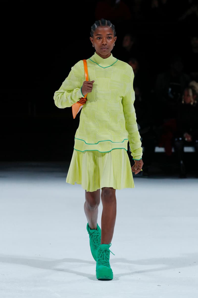 Bottega Veneta "Salon 03" Spring/Summer 2022 Bottega Firehouse Detroit Collection Runway Show Daniel Lee BV Bottega Green Seasonal Colors Trends Reports Fashion News