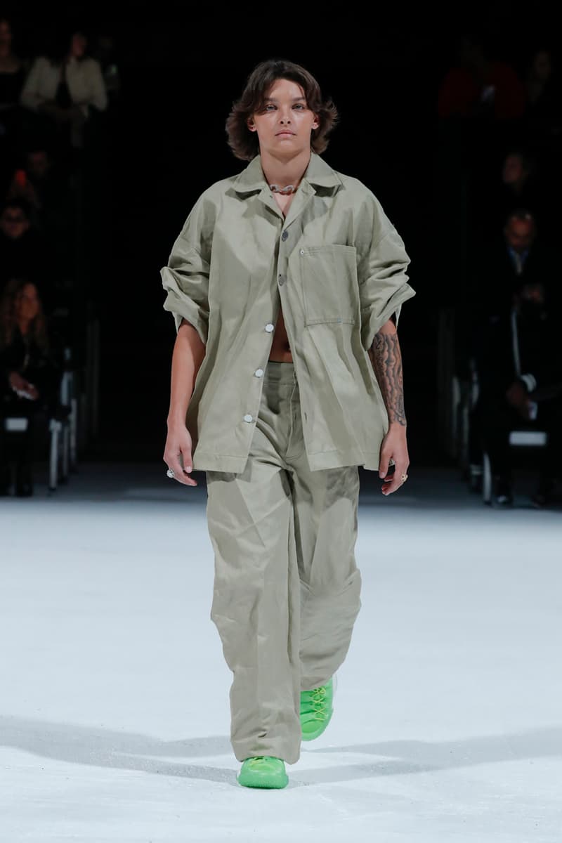 Bottega Veneta "Salon 03" Spring/Summer 2022 Bottega Firehouse Detroit Collection Runway Show Daniel Lee BV Bottega Green Seasonal Colors Trends Reports Fashion News