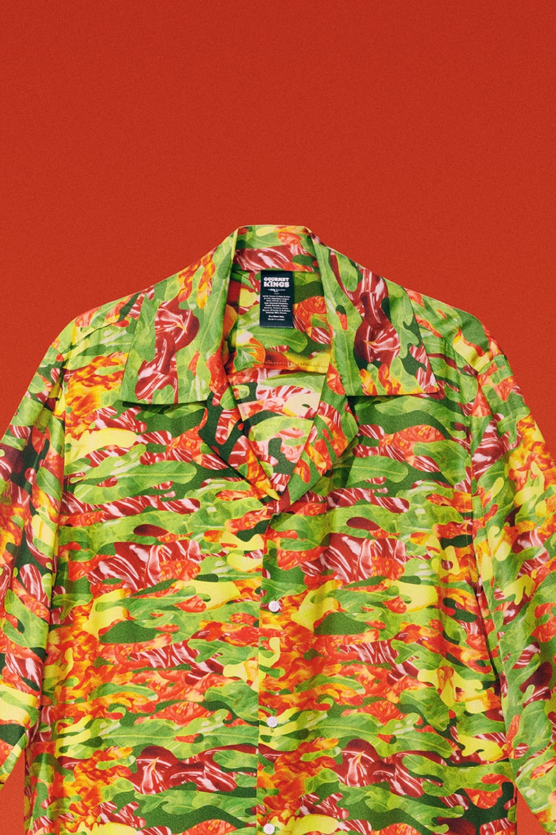 burger king katie eary clothsurgeon rav matharu silk shirt one size fits all flame grilled burger chain restaurant fashion streetwear 