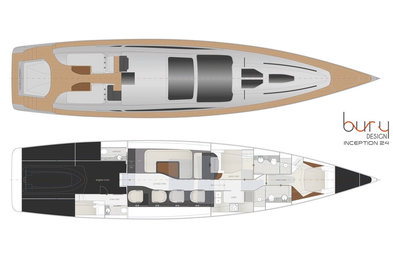 Bury Design Inception 24 Concept Yacht Australia