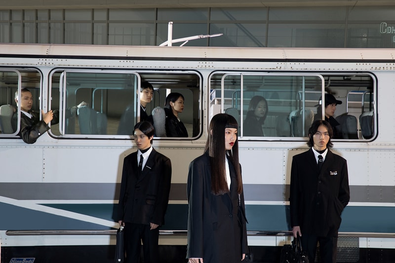 C2H4 Has Released Conceptual Film Future City Uniform for FW21 yixi chen future city shanghai formal work apparel black video release