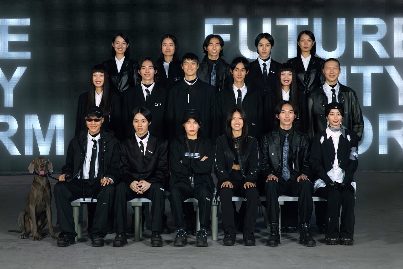 C2H4 Has Released Conceptual Film Future City Uniform for FW21 yixi chen future city shanghai formal work apparel black video release