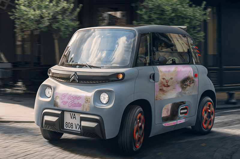 Citroën AMI Customization Program UK Decorative Stickers Jungle Tutti-Frutti Globetrotter Camo Tribe Trendy Flames Hot Wheels EV Electric Cars 