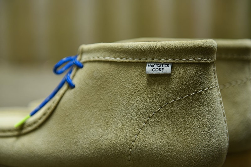 MAGIC STICK x Clarks Originals Wallabee Boot collaboration release info 