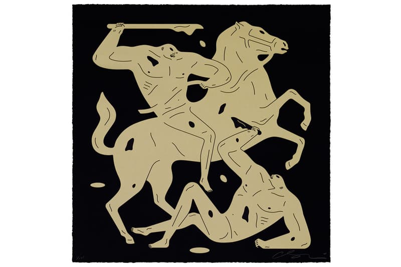 Cleon Peterson "INTO THE NIGHT MMXXI" Screen Print