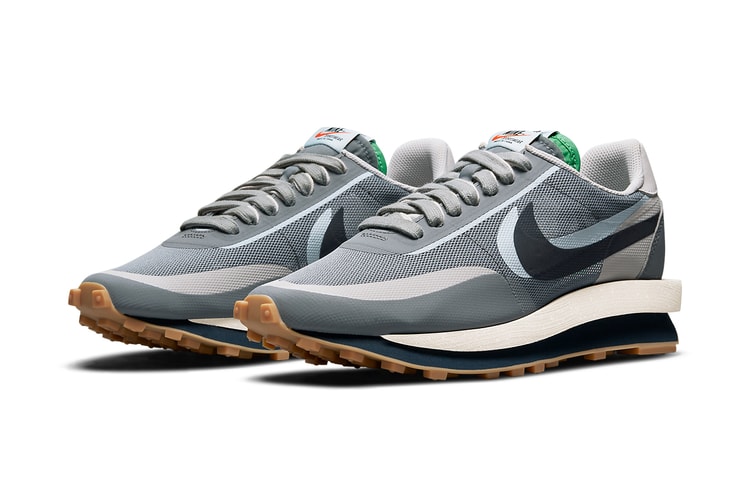 Official Images of the CLOT x sacai x Nike LDWaffle "K.O.D. 2" in "Obsidian Grey"