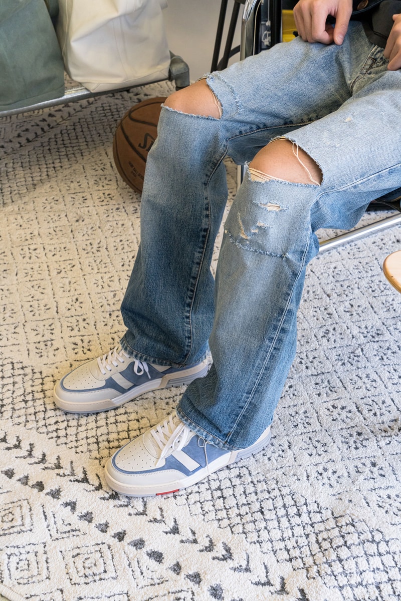 Collegium Pillar Destroyer II "Devastators" Platinum Grey Avio Blue Nick Sisombath California Emerging Sneaker Label Designer Footwear Drops Release Information Closer Look Shop Online New Shoes Limited Edition Rare HYPE