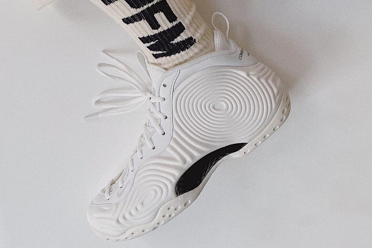 Closer Look at the COMME des GARÇONS HOMME PLUS x Nike Air Foamposite One in White