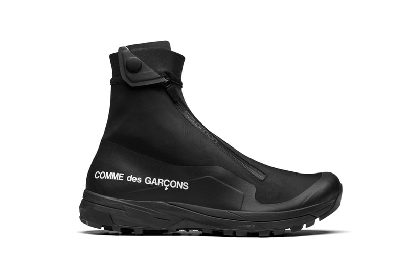 COMME des GARÇONS x Salomon Sportstyle XA-Alpine Mid Cross CdG Rei Kawakubo Fall 2021 Runway Show Release Information Collaboration Drop Date Closer First Look