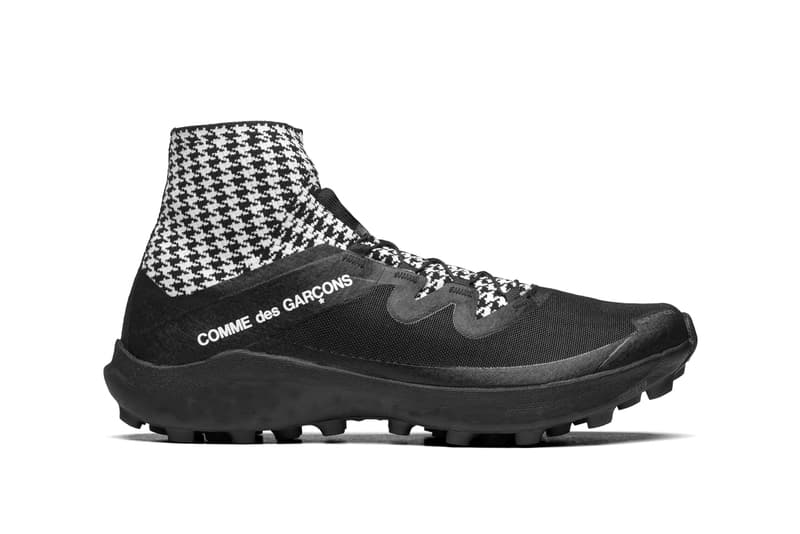 COMME des GARÇONS x Salomon Sportstyle XA-Alpine Mid Cross CdG Rei Kawakubo Fall 2021 Runway Show Release Information Collaboration Drop Date Closer First Look