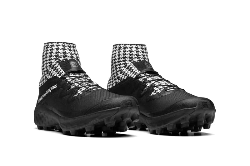 COMME des GARÇONS x Salomon Sportstyle XA-Alpine Mid Cross CdG Rei Kawakubo Fall 2021 Runway Show Release Information Collaboration Drop Date Closer First Look