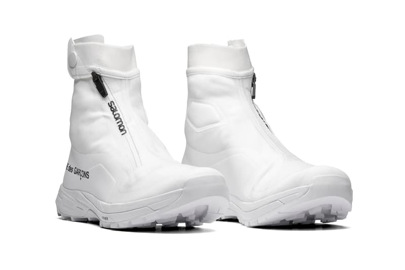 COMME des GARÇONS x Salomon Sportstyle XA-Alpine Mid Cross CdG Rei Kawakubo Fall 2021 Runway Show Release Information Collaboration Drop Date Closer First Look