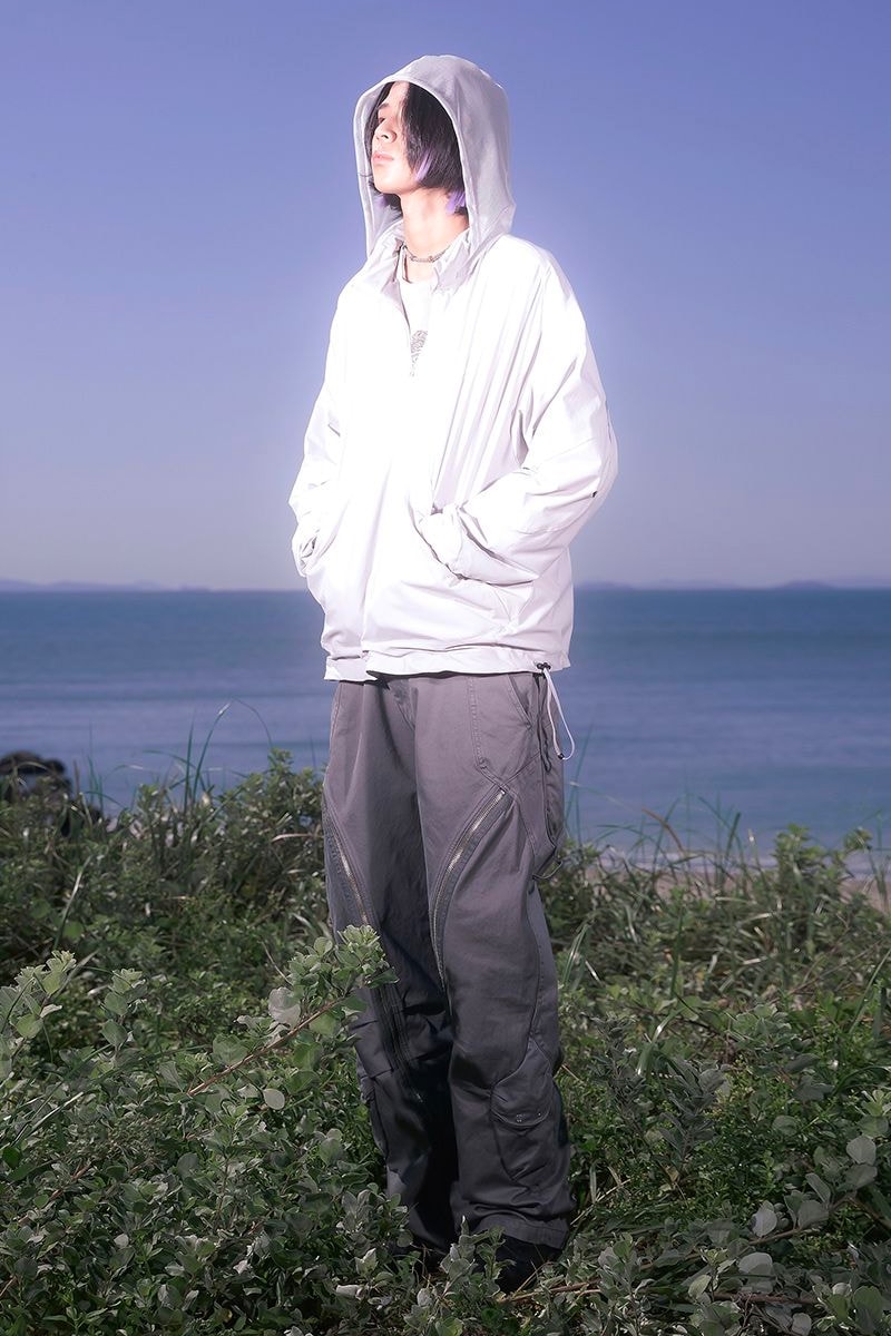 Cost per Kilo Sixth Collection Lookbook withering away trivial emotions design sea nature asymettric pockets zipper details outwear fall winter 2021 release info