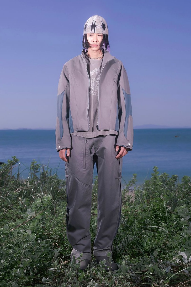 Cost per Kilo Sixth Collection Lookbook withering away trivial emotions design sea nature asymettric pockets zipper details outwear fall winter 2021 release info