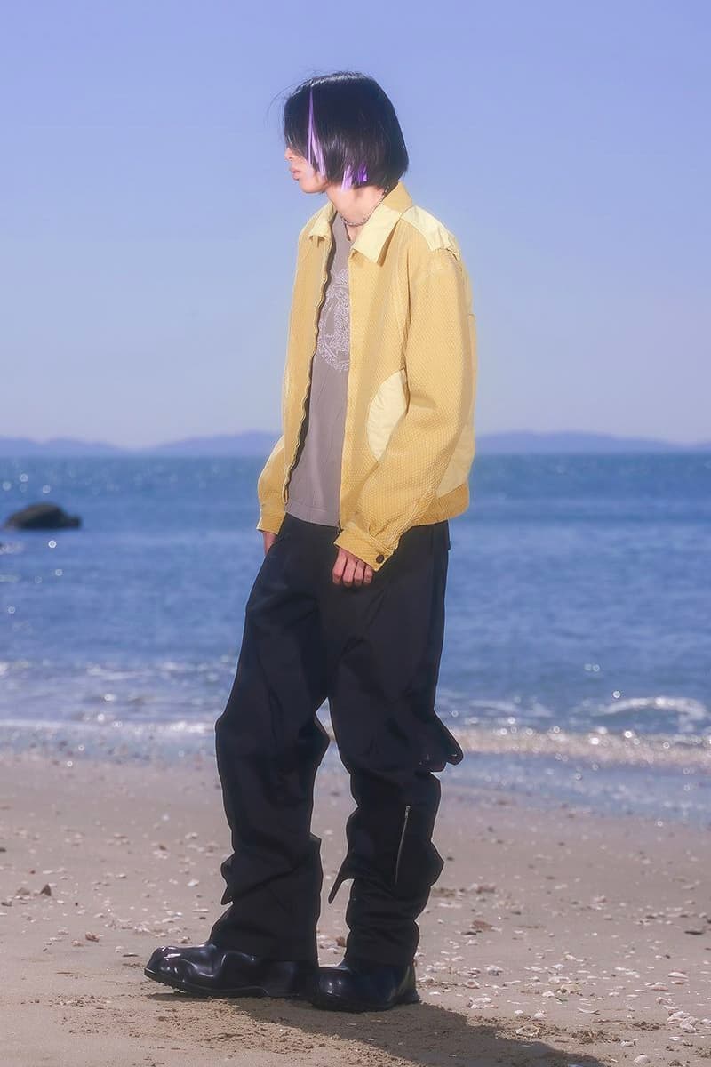 Cost per Kilo Sixth Collection Lookbook withering away trivial emotions design sea nature asymettric pockets zipper details outwear fall winter 2021 release info