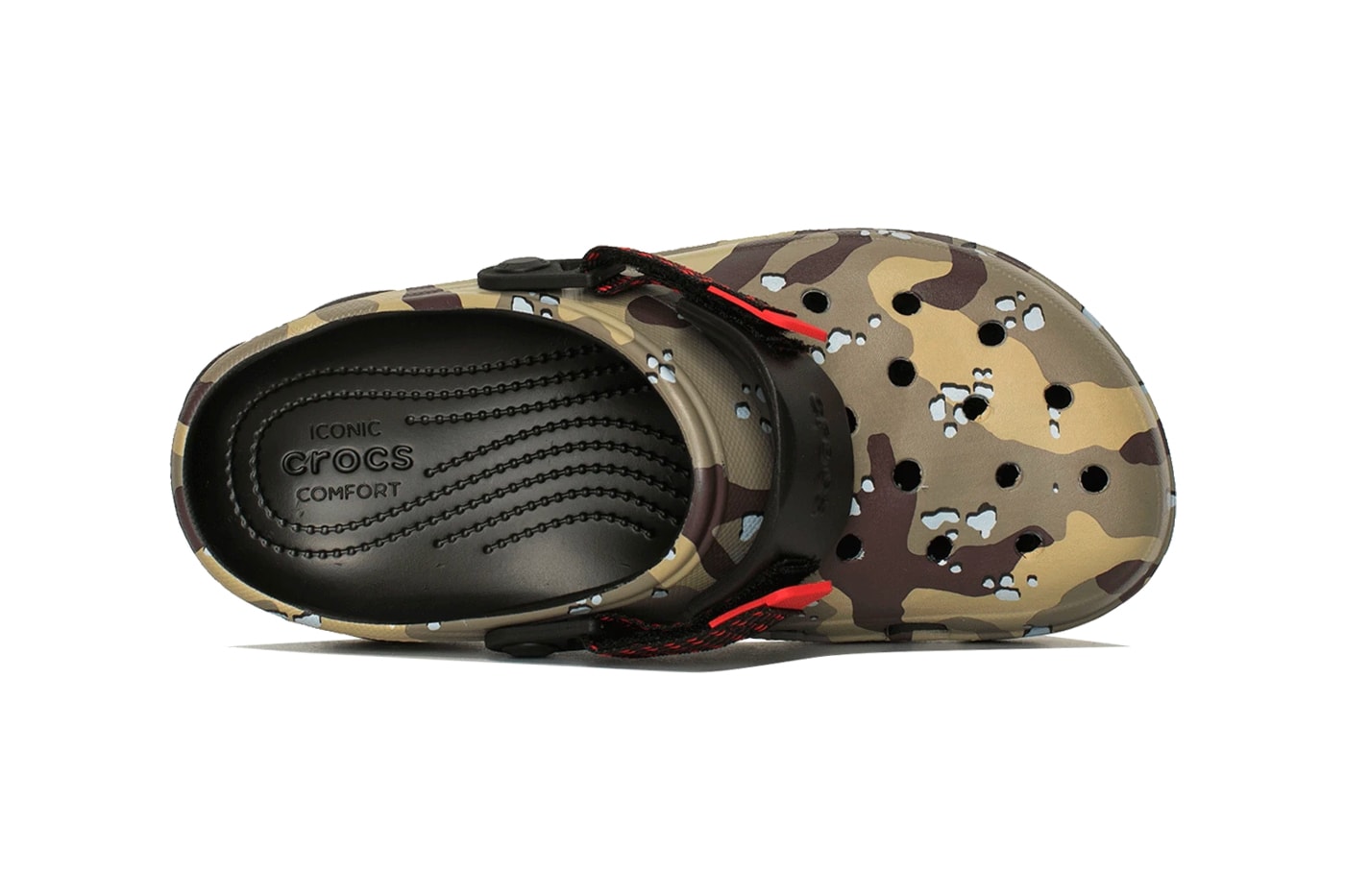 Crocs Classic All Terrain Clog in "Desert Camo M" Release footwear sandals beige khaki brown red