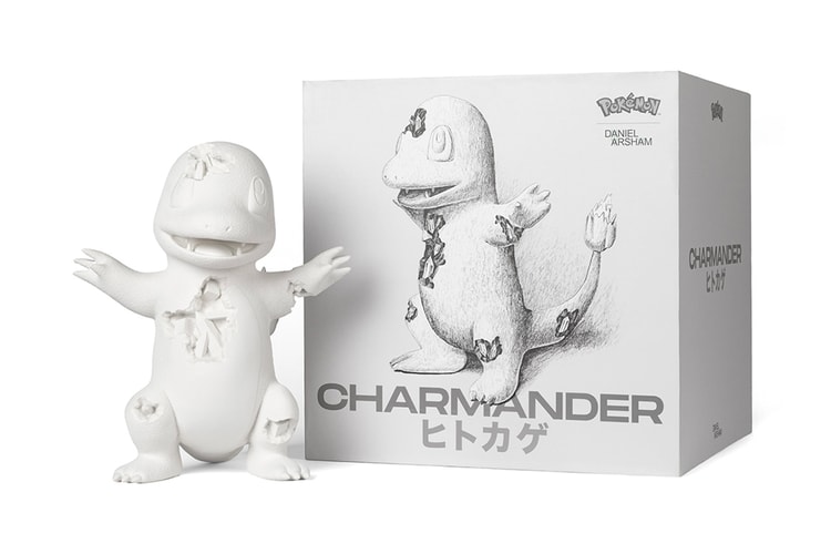Daniel Arsham Debuts New 'CRYSTALIZED CHARMANDER' Figure