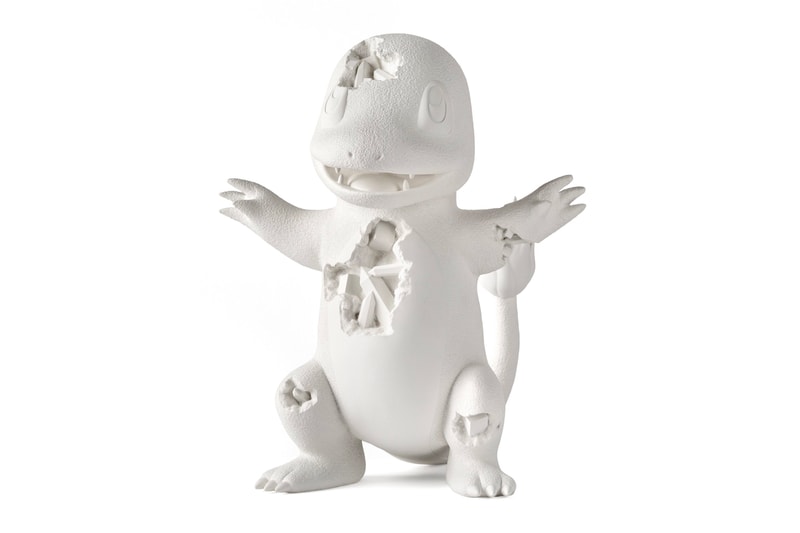 Daniel Arsham Pokémon CRYSTALIZED CHARMANDER Relic Figure Relics of Kanton Through Time 