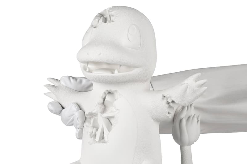 Daniel Arsham Pokémon CRYSTALIZED CHARMANDER Relic Figure Relics of Kanton Through Time