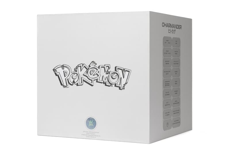 Daniel Arsham Pokémon CRYSTALIZED CHARMANDER Relic Figure Relics of Kanton Through Time